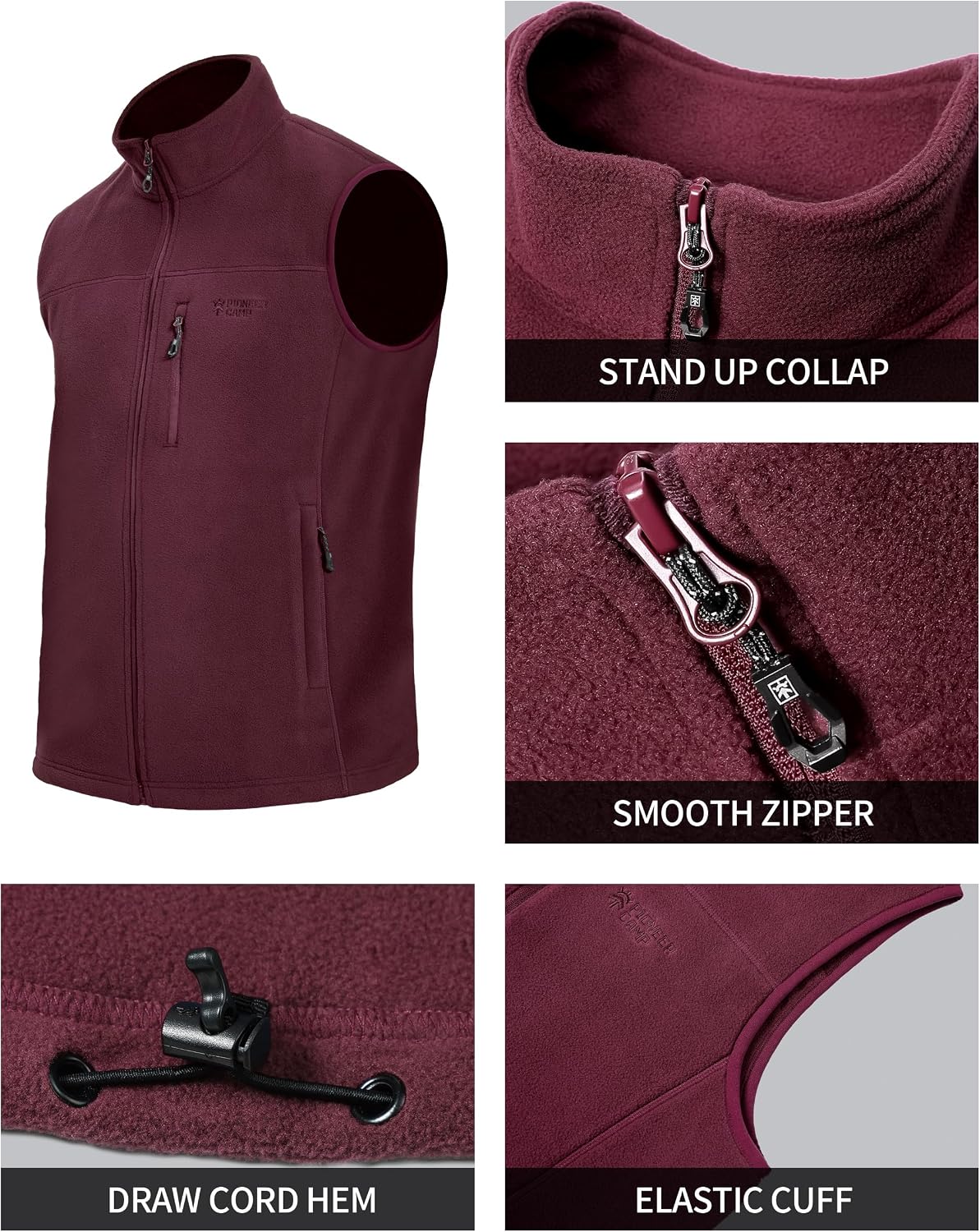 Rompi Fleece Pioneer Camp Jake - Windbreaker Men Zip ulasan dan harga