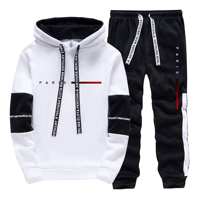 Set Hoodie dan Celana Olahraga - Mens Fashion Streetwear ulasan dan harga
