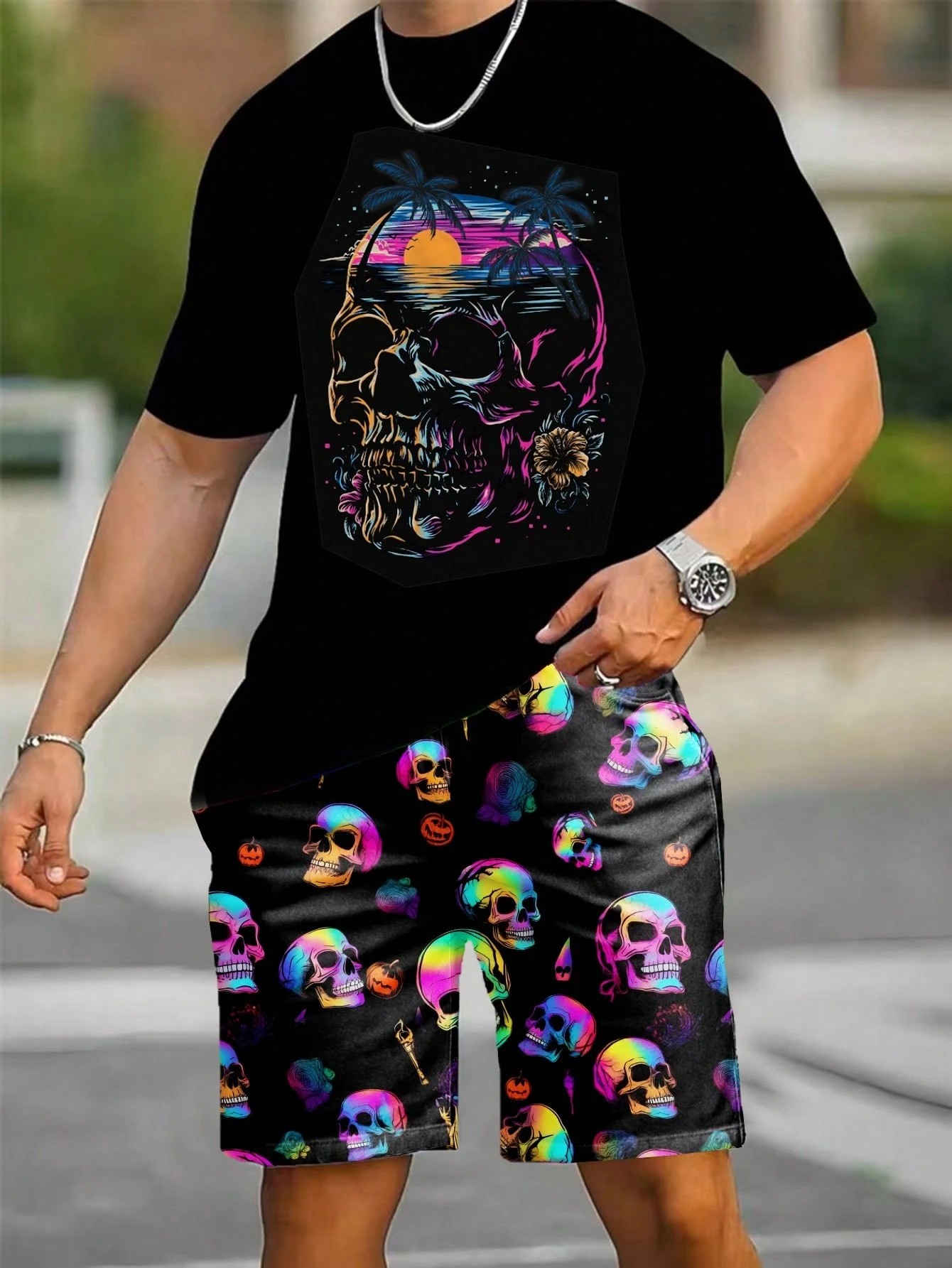 Setelan Kaos Pendek dan Celana - Men'S Fashion For Summer 2026 ulasan dan harga