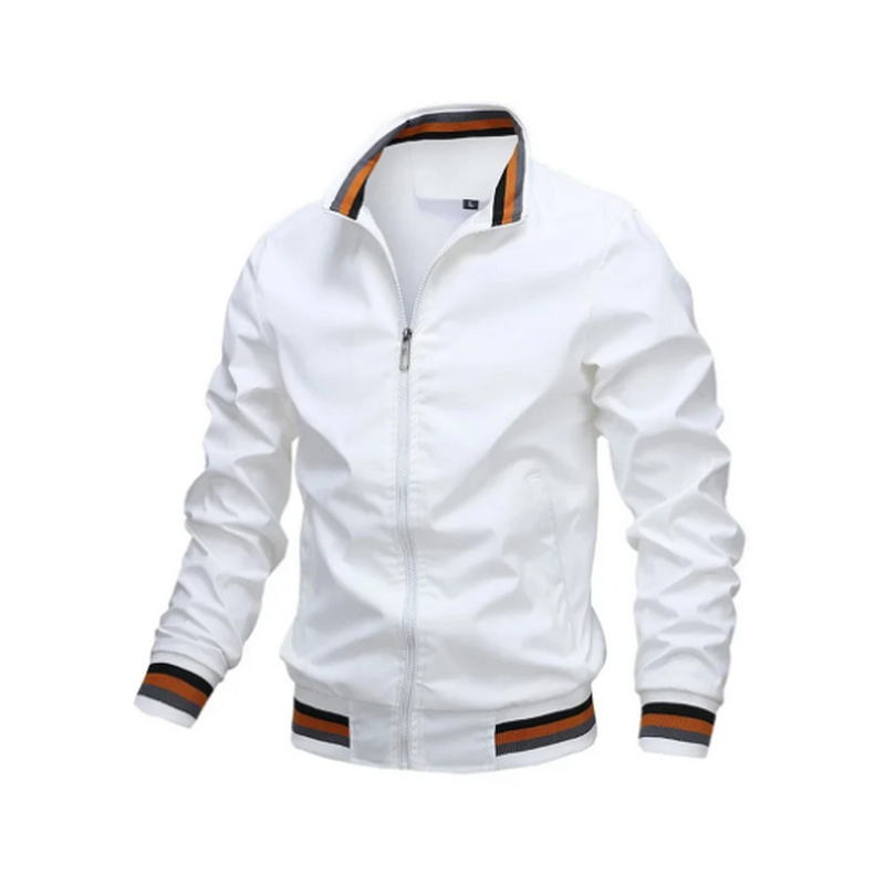 Jaket Bomber Pria Musim Semi M - Windbreaker Men Zip ulasan dan harga