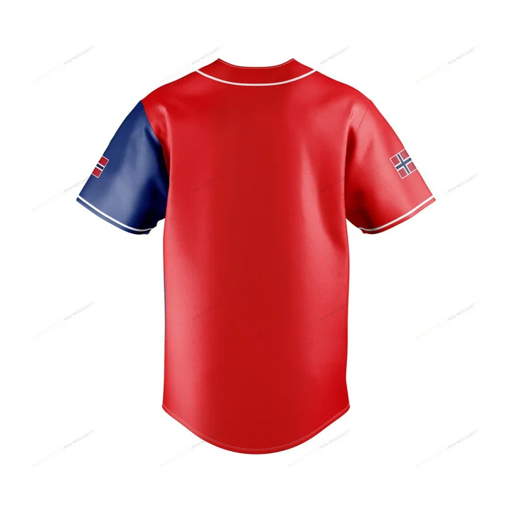 Kaos Kancing Grafis Peta Norwe - Men'S Fashion Names ulasan dan harga